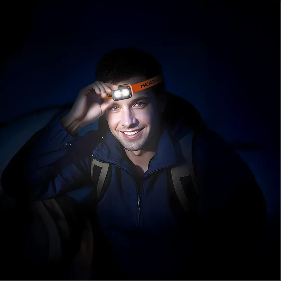 Porodo Wave-Sensor Rechargeable LED Headlamp - Image 2
