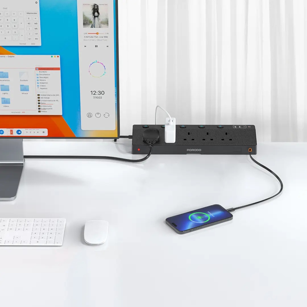Porodo Voltguard Multi‑Port Power Socket - Image 2